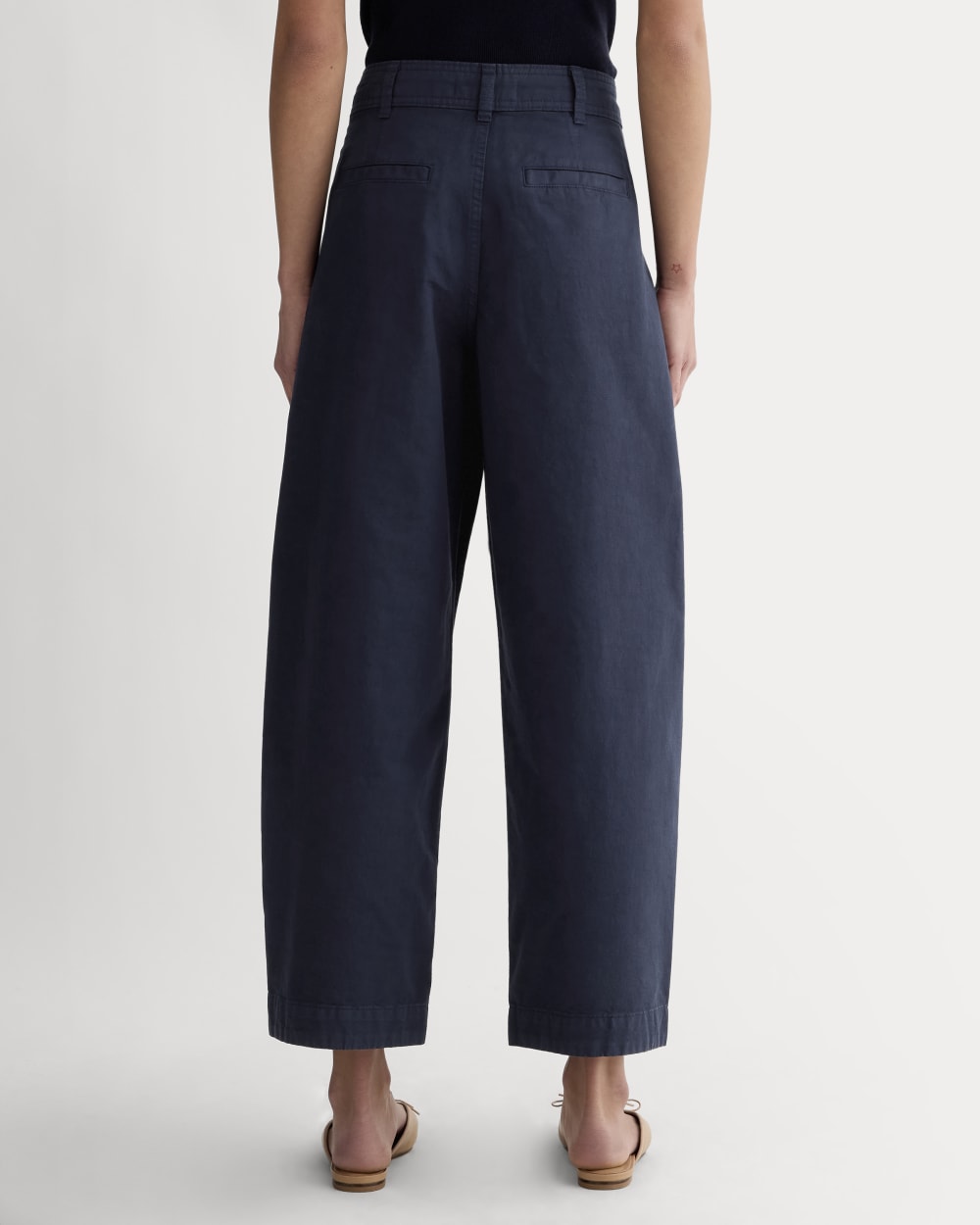 The Everywhere Pant in Navy — detail view