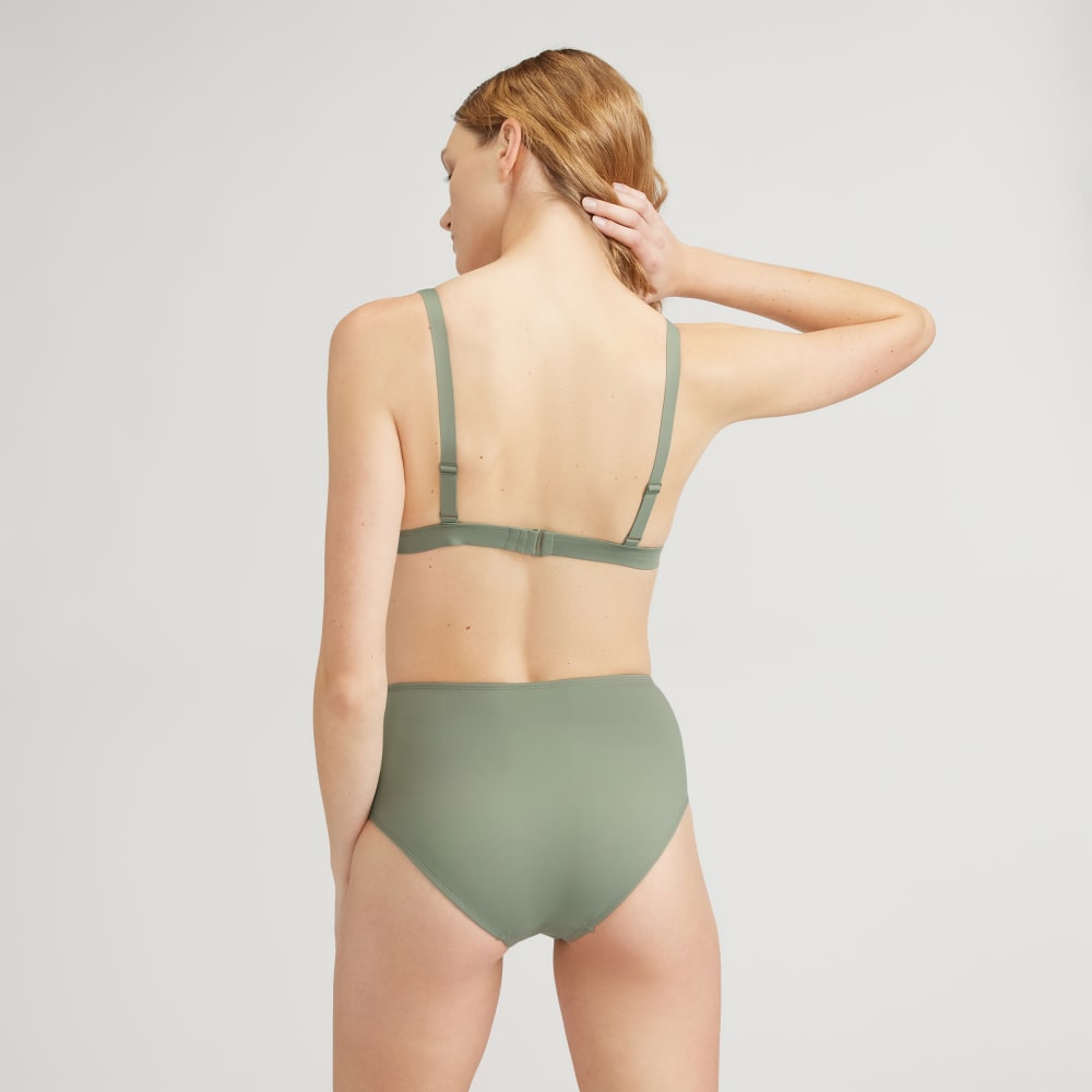 The High-Rise Hipster Bottom in Herb — detail view