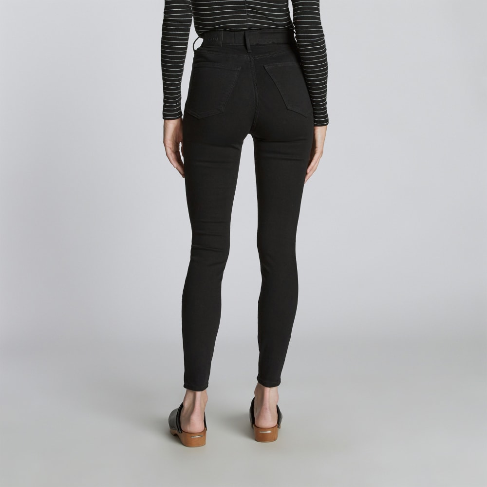 The Way-High® Skinny Jean in Black — detail view