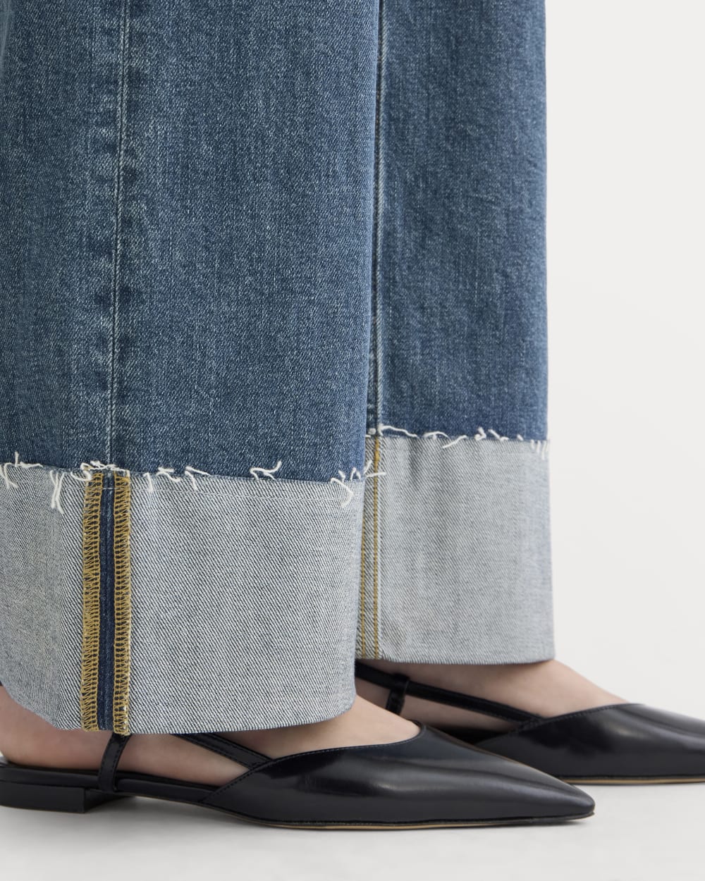 The Way-High® Sailor Jean 2.0 in Mid Indigo — detail view