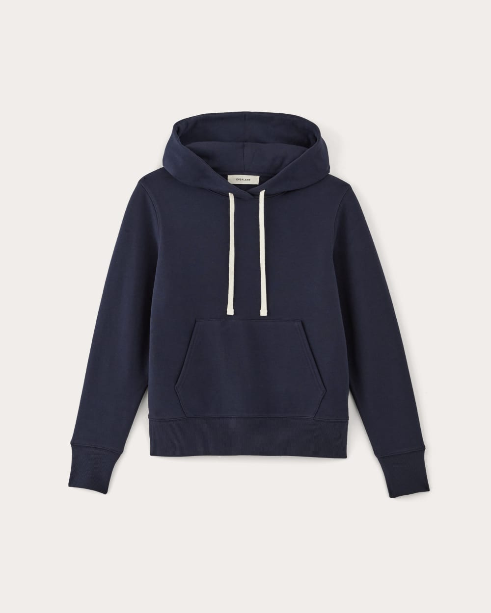 The Off-Duty Terry Hoodie in Navy — alternate view