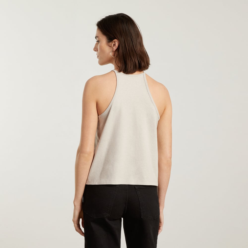 The Hemp Cutaway Tank in Moonlit Cloud — detail view