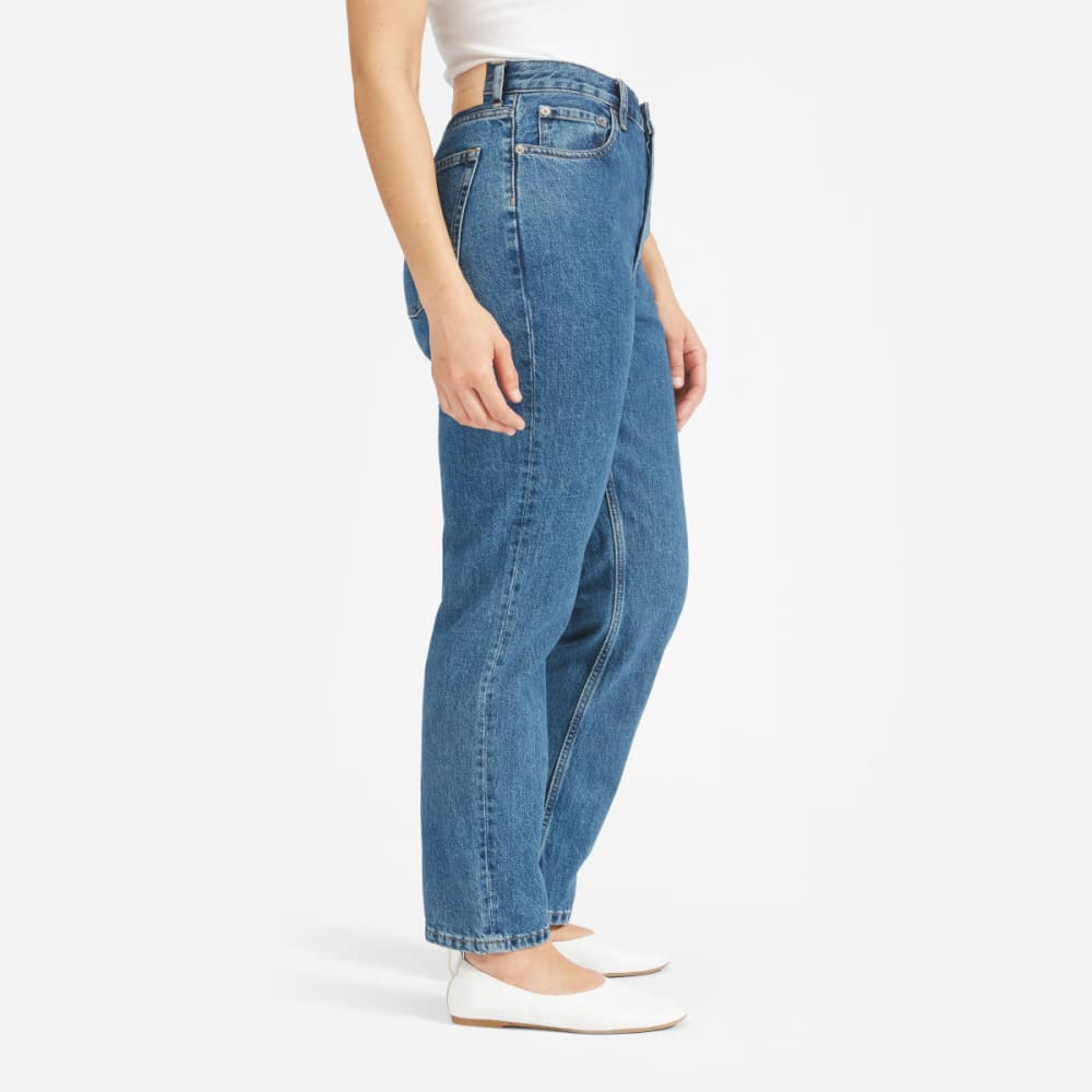 The ’90s Cheeky® Jean in Medium Blue Wash — detail view