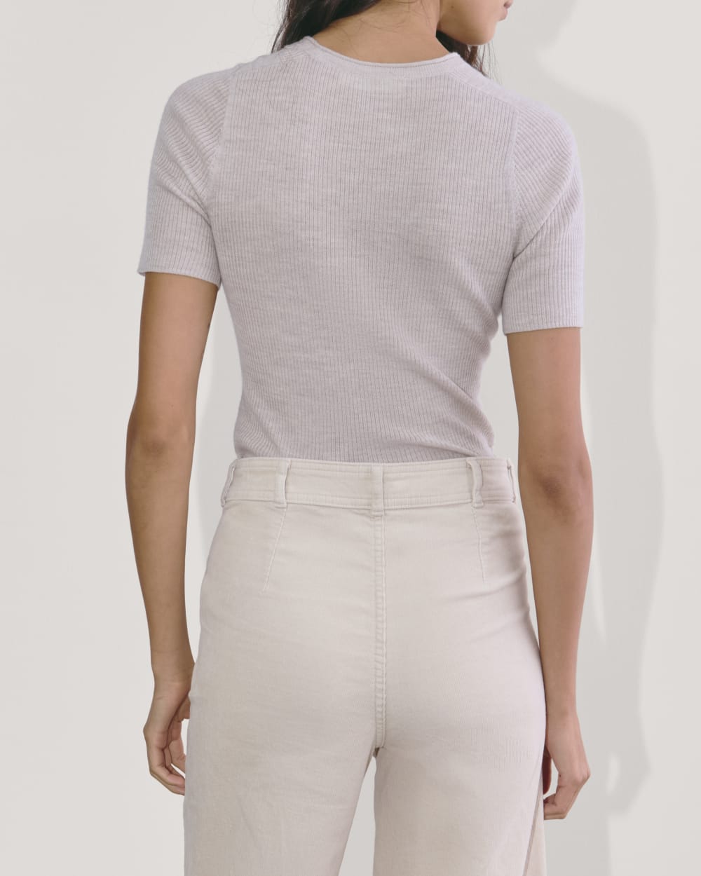 The Sailor Pant in Corduroy in Sandstone — detail view