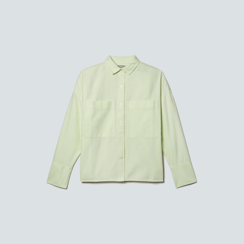 The Boxy Oxford in Seafoam Green — alternate view