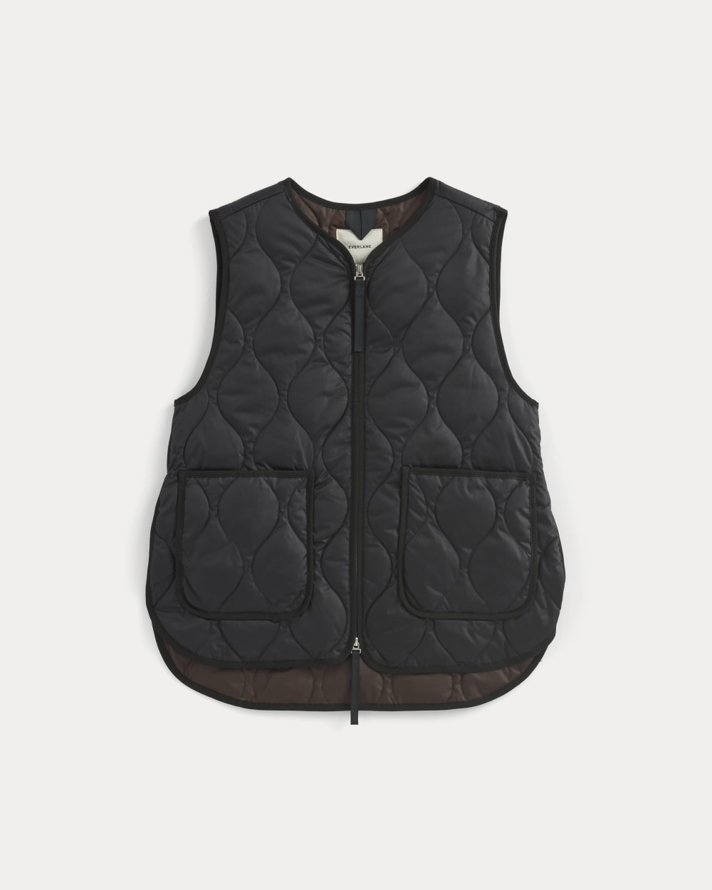 ReNew Quilted Vest in Black — alternate view