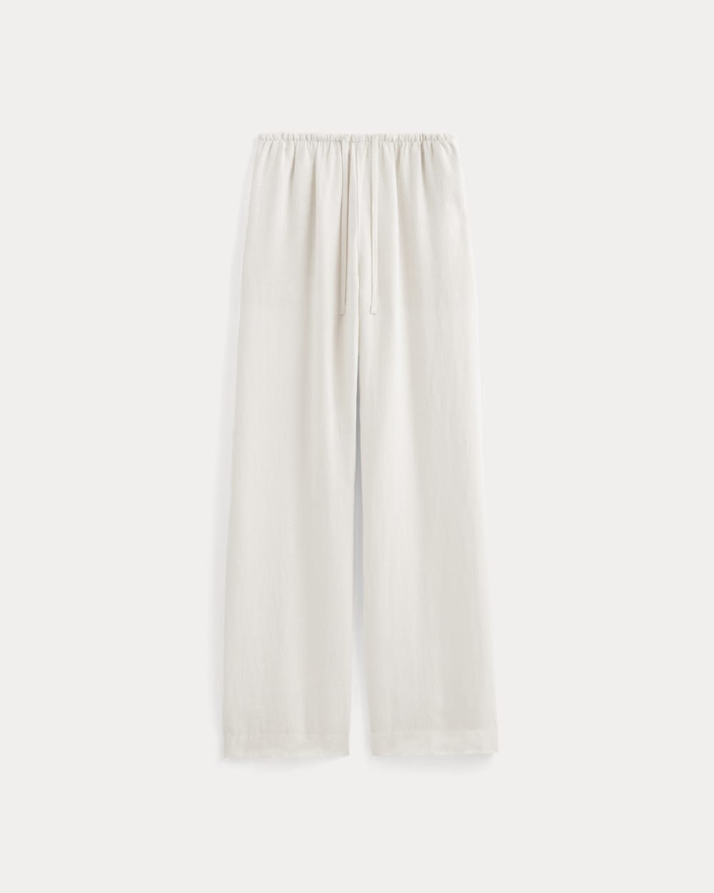 The Drawstring Pant in Linen in Natural Chambray — alternate view