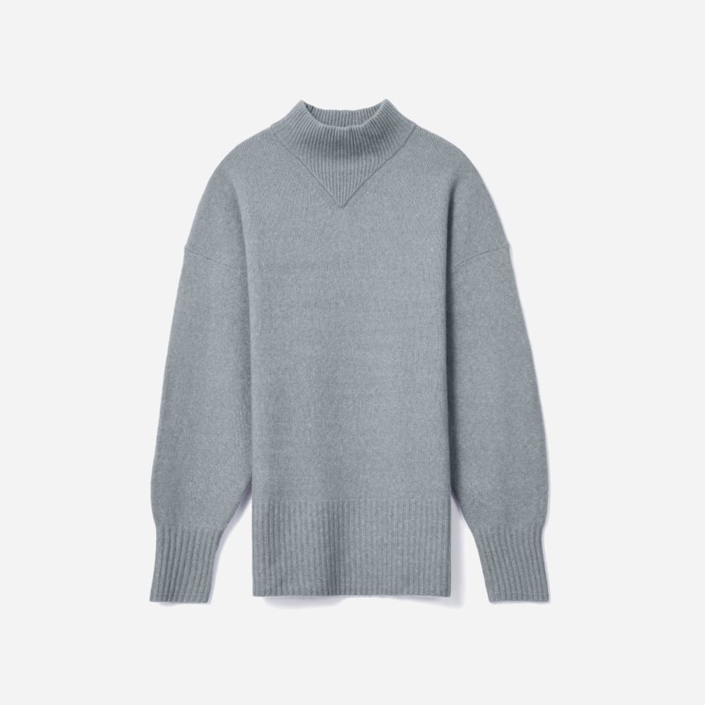 The Cozy-Stretch Pullover in Smoke — front view