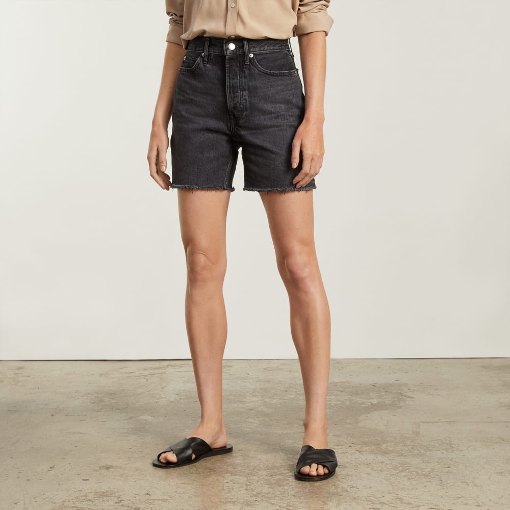 The Way-High® Jean Short in Hartford Cloud — alternate view