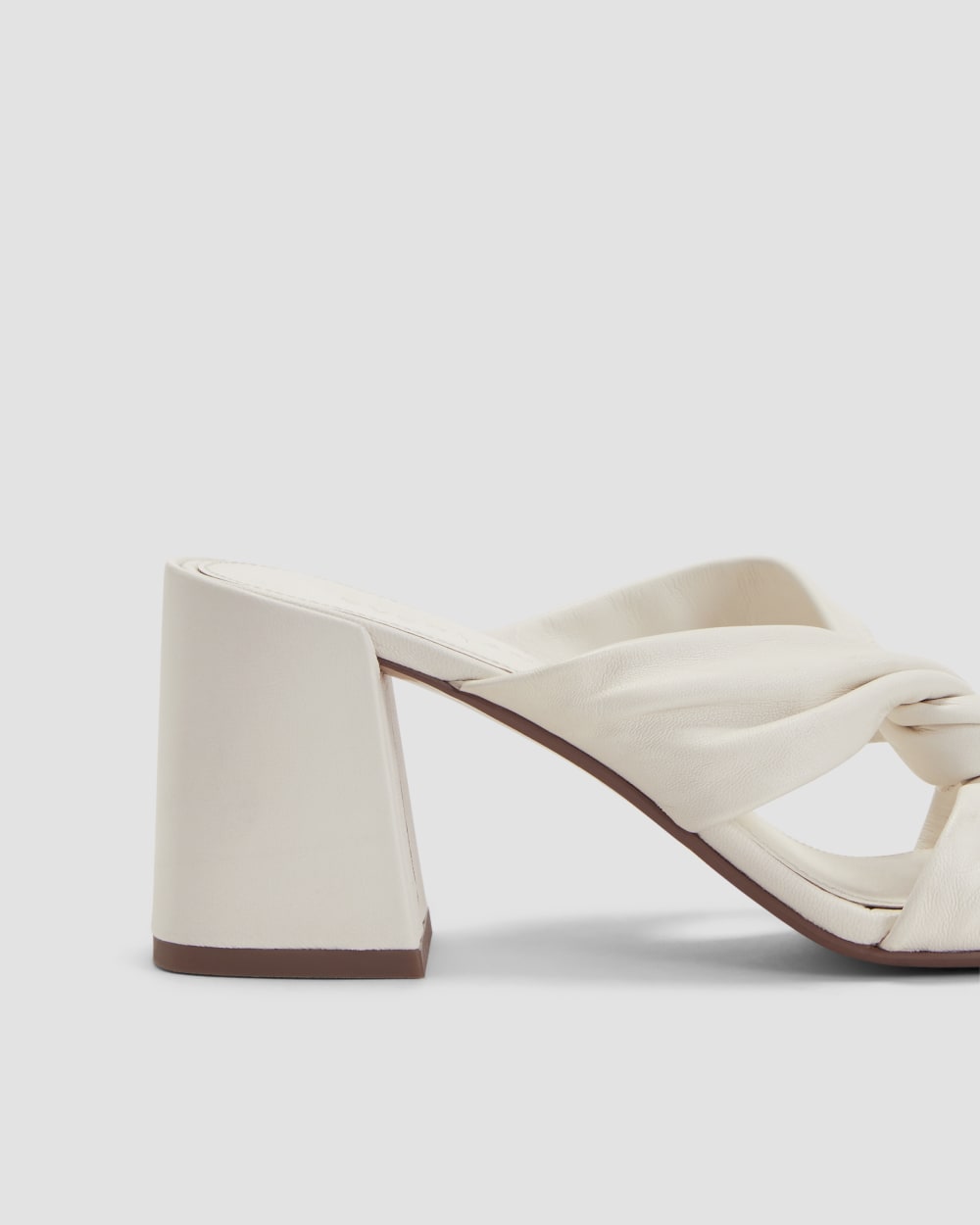 The Day Twist Heel in Canvas — detail view