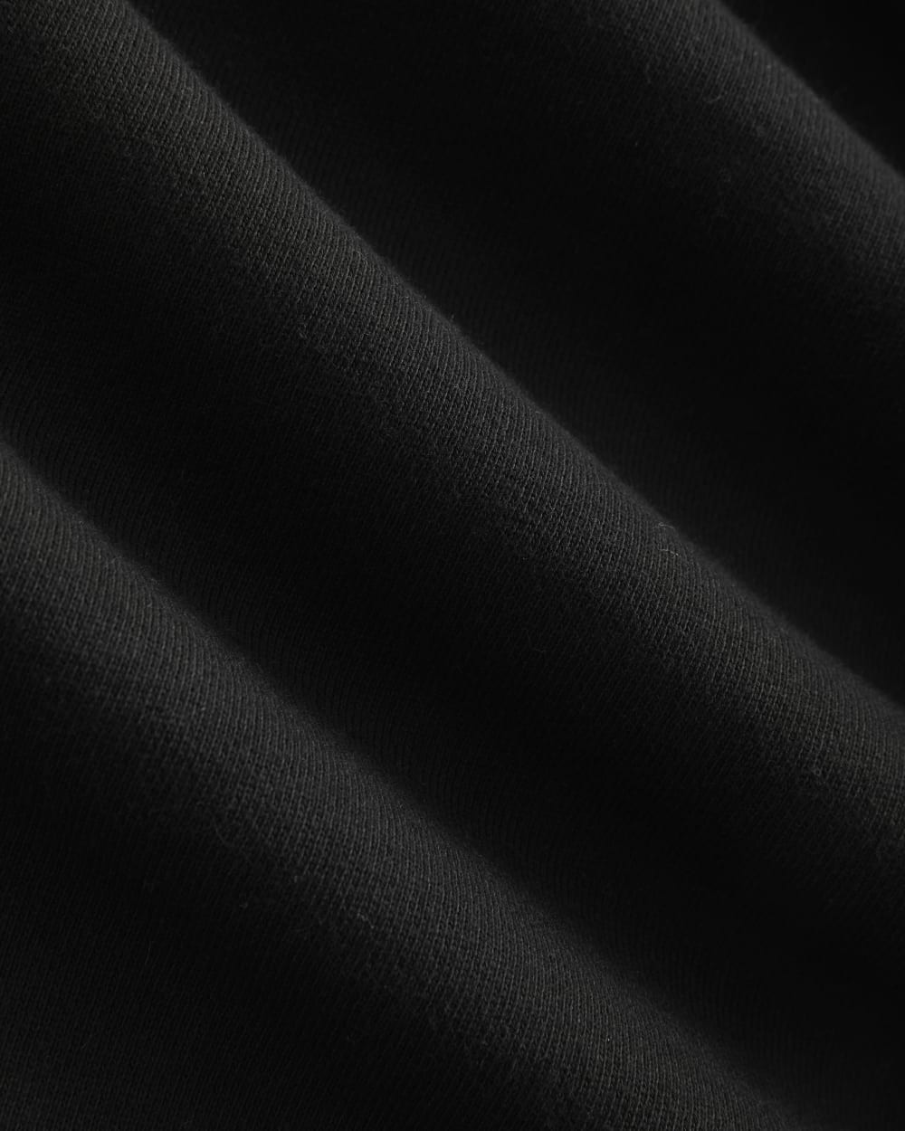 Lightweight Terry Jogger in Black — detail view