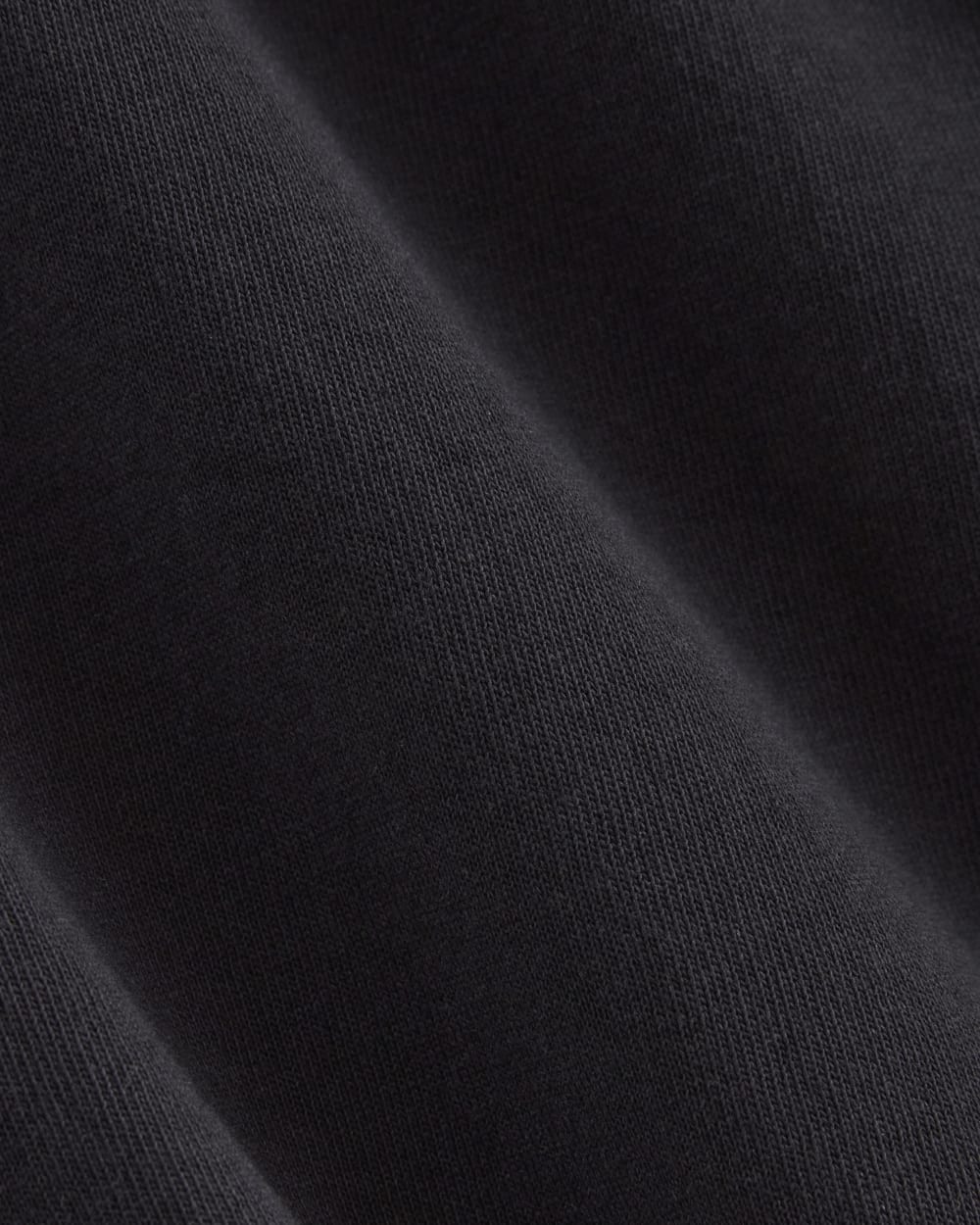 The Mariner Rugby Top in Black — detail view