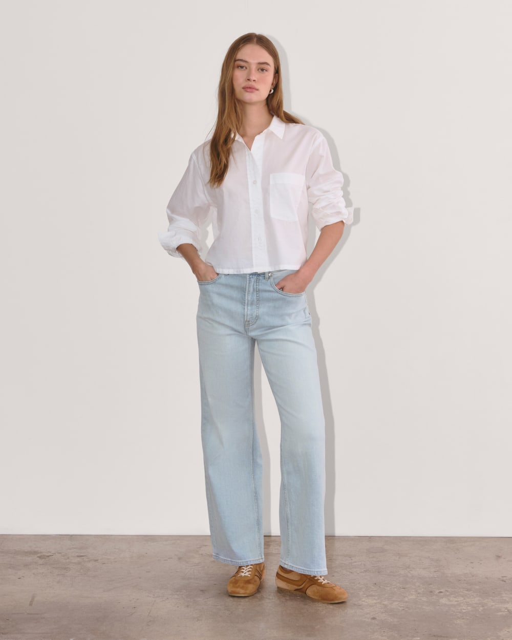 The Way-High® Sailor Jean in Fog — front view