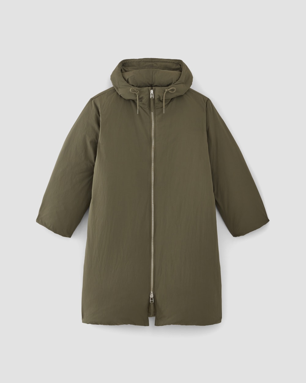 The Long Re:Down® Puffer in Kalamata — alternate view