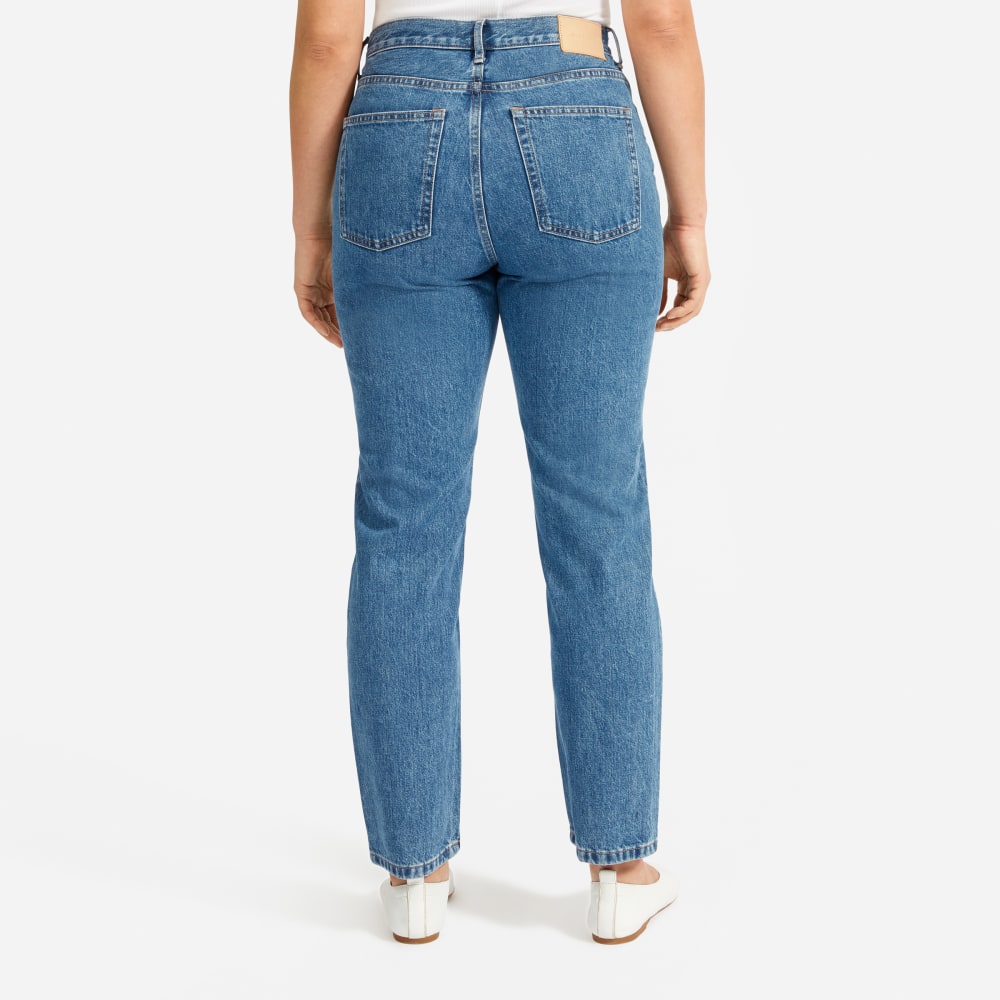 The ’90s Cheeky® Jean in Medium Blue Wash — detail view