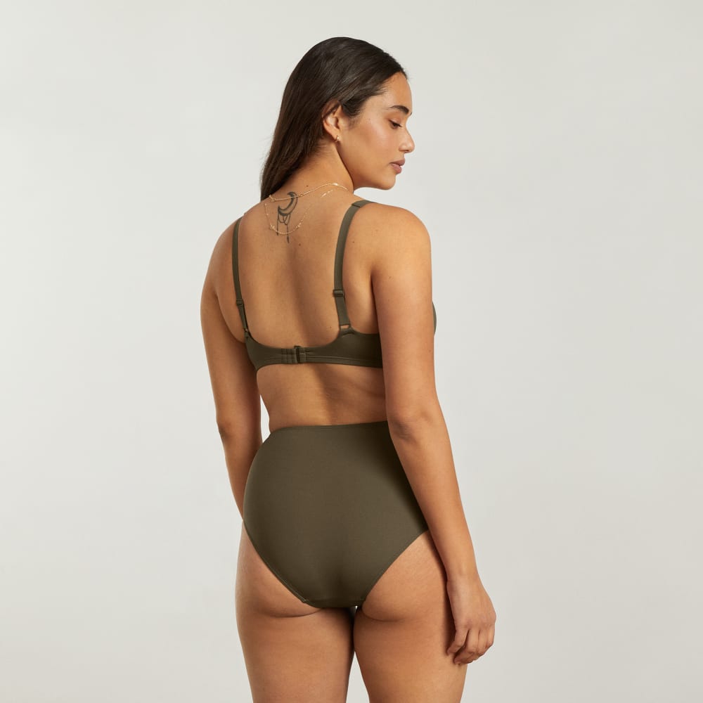 The High-Rise Hipster Bottom in Beech — detail view