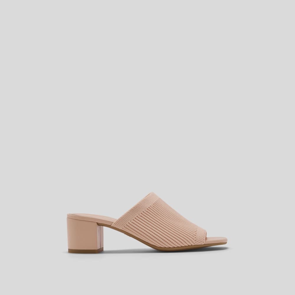The Glove Mule in ReKnit in Pale Pink — alternate view