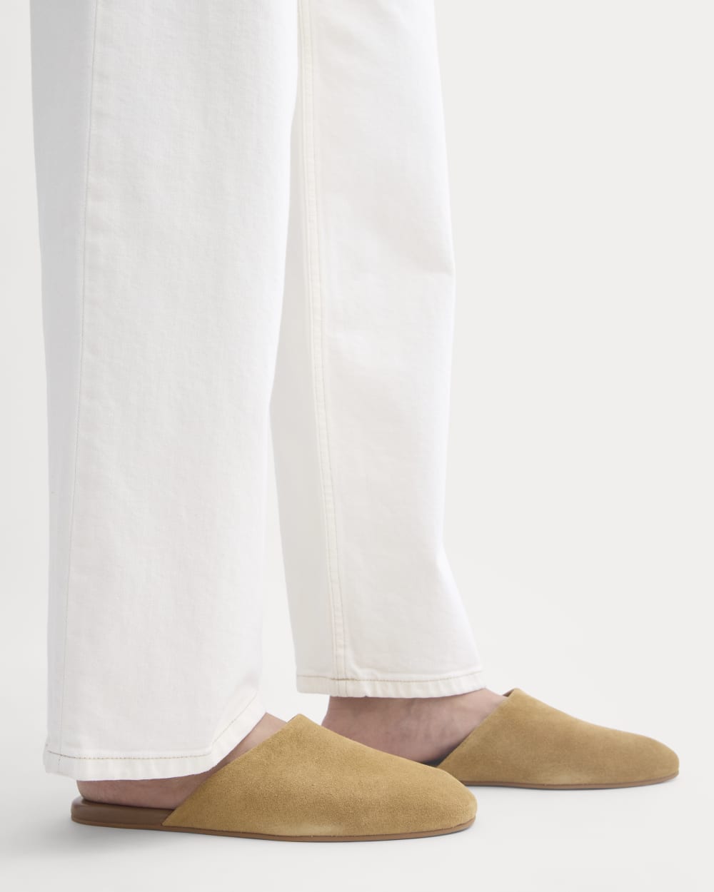 Glove Mule Slipper in Sand Suede — alternate view