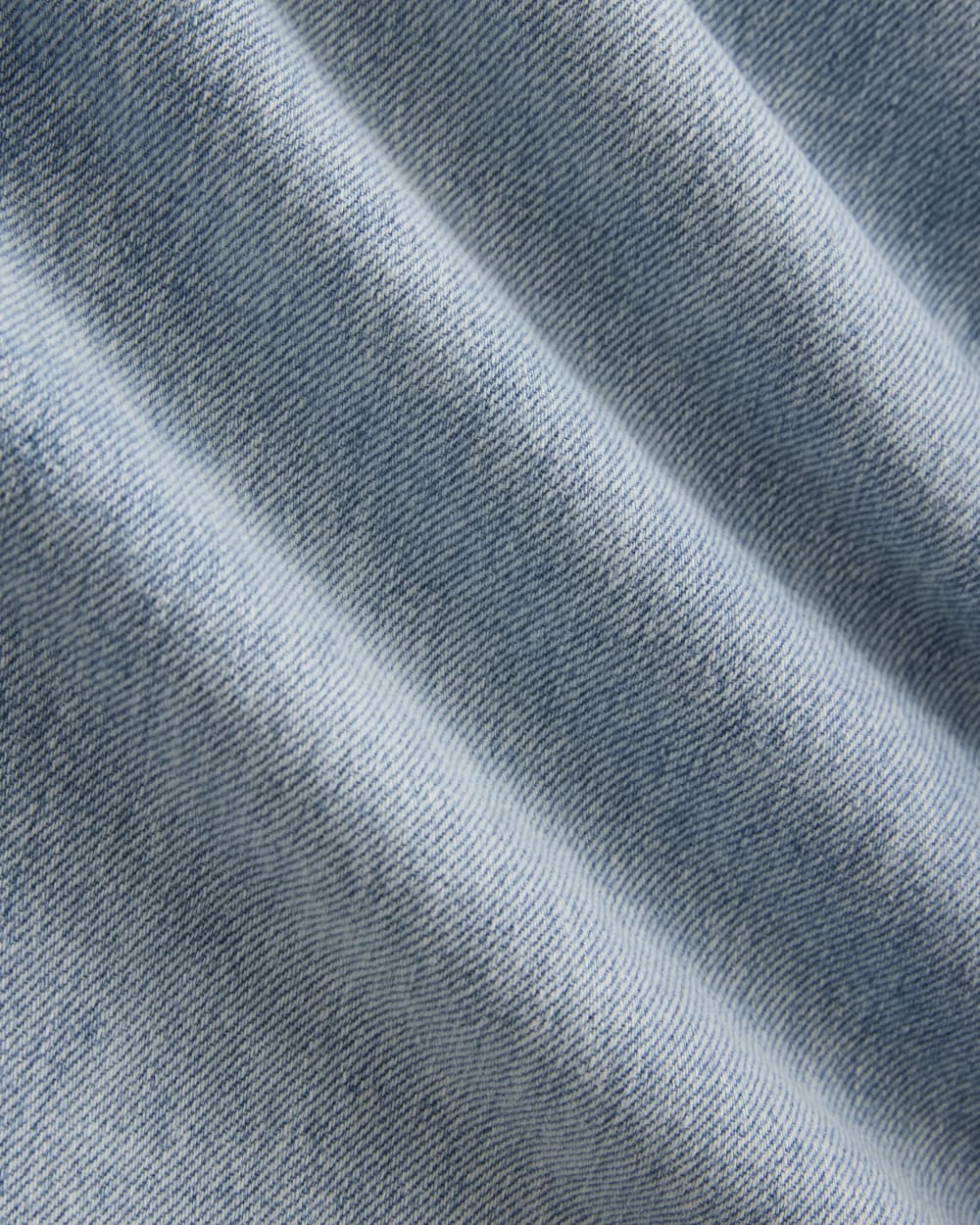 Loose Curve Jean in Light Indigo — detail view