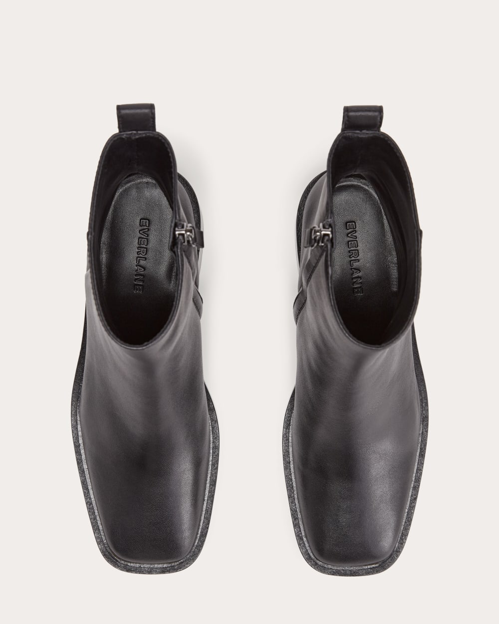 The City Boot in Black — detail view