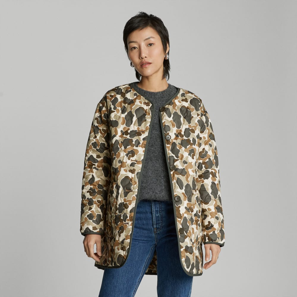 The Quilted Liner in Camo — alternate view