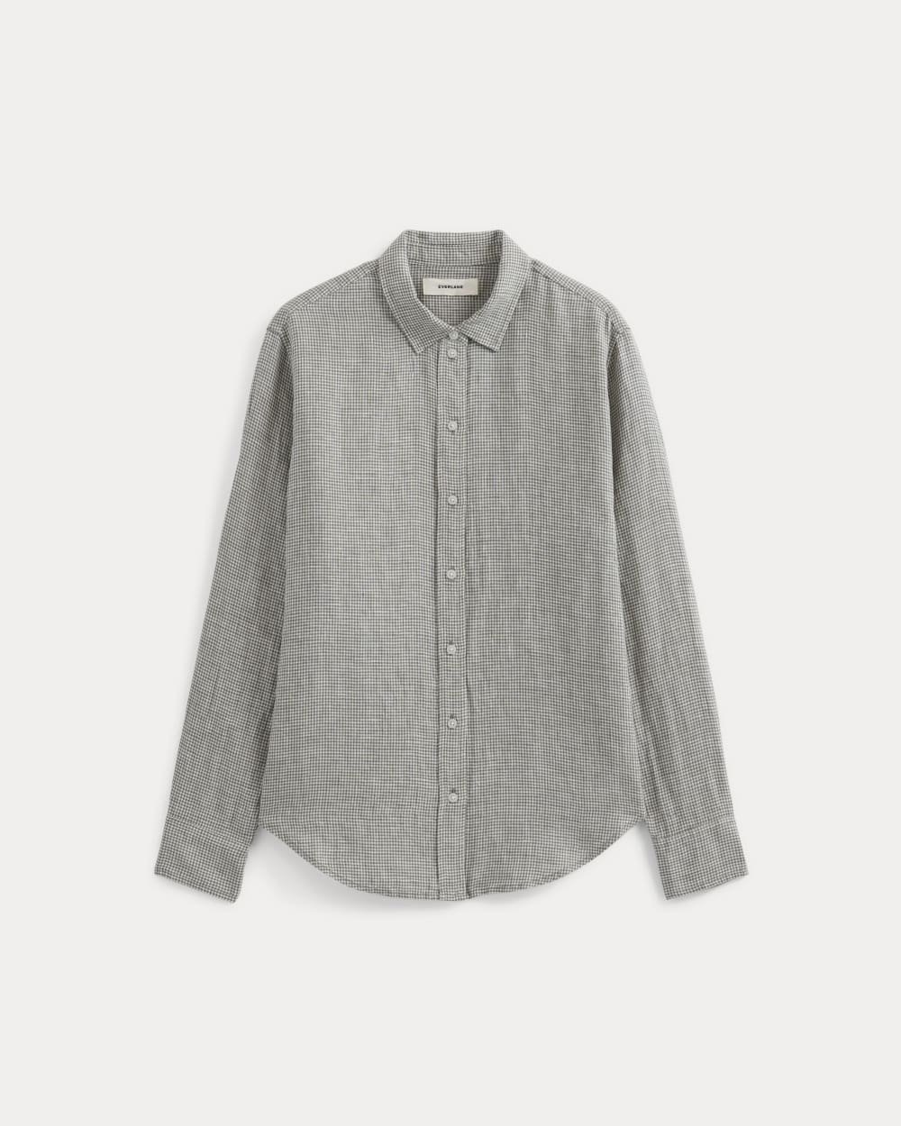 The Must-Have Shirt in Linen in Agave Green — alternate view