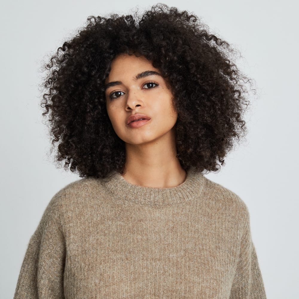 The Cocoon Crew in Alpaca in Clay — detail view