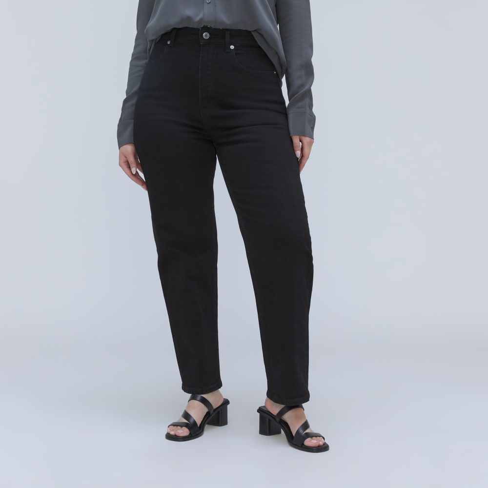 The Way-High® Hourglass Jean in Coal — detail view