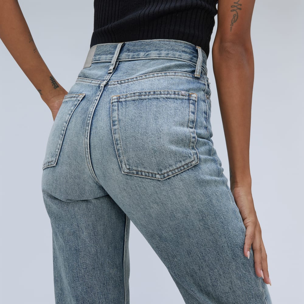 The Rigid Way-High® Jean in Vintage Light Wash — detail view