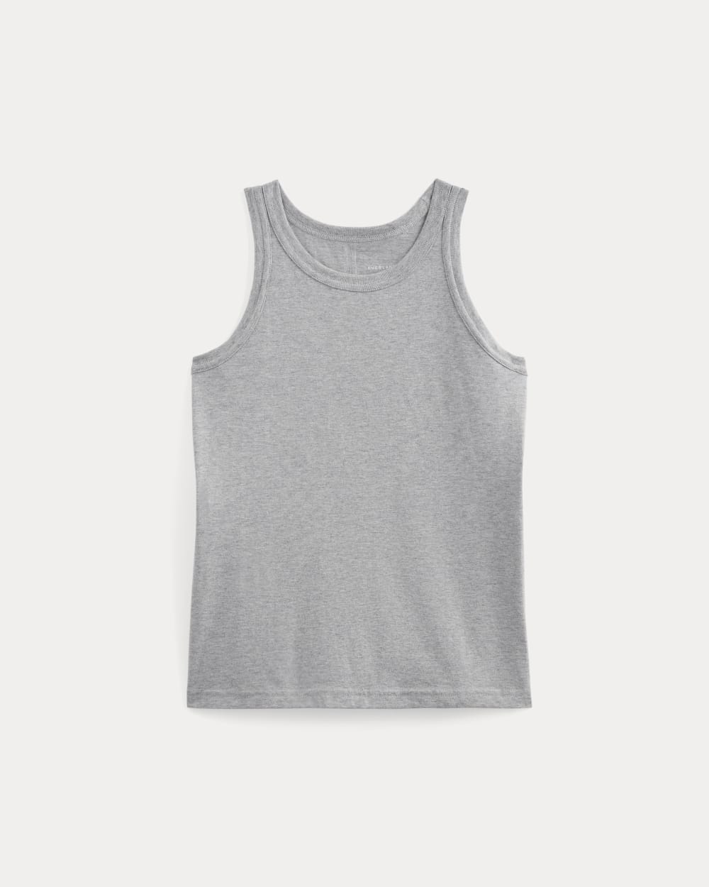 The Tank in Essential Cotton in Heathered Grey — alternate view