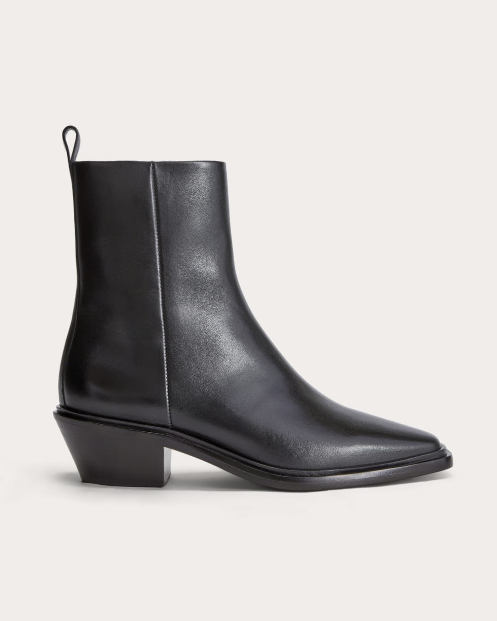 The Havana Boot in Black — front view