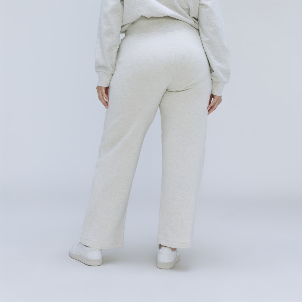 The Track High-Waist Pant in Light Heather Grey — alternate view