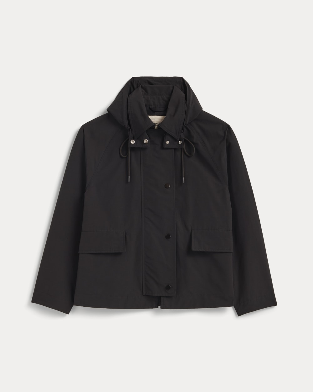 The Short Anorak in Black — alternate view