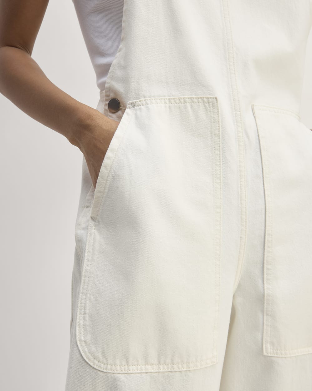 The Gardener Overall in Bone — detail view