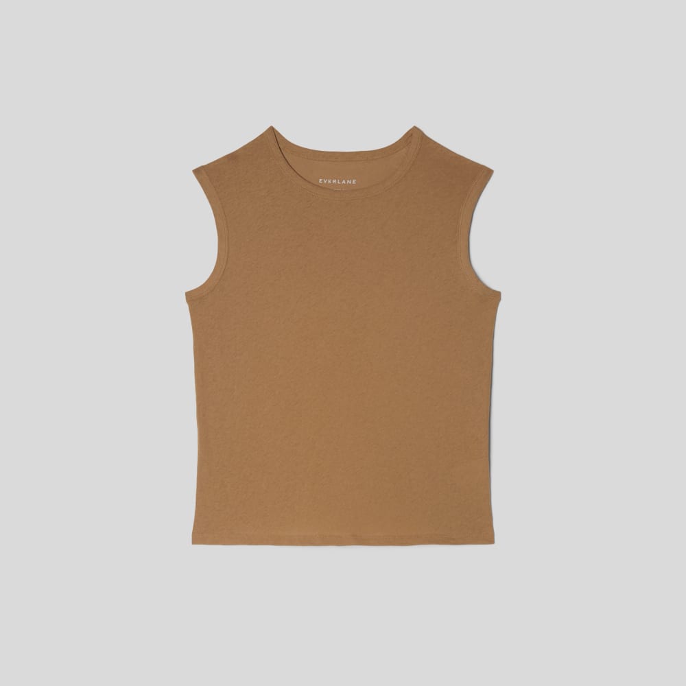 The Air Muscle Tank in Toasted Coconut — alternate view