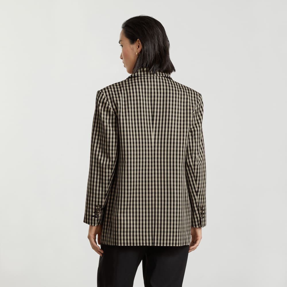 The ’80s Blazer in Khaki / Black — detail view