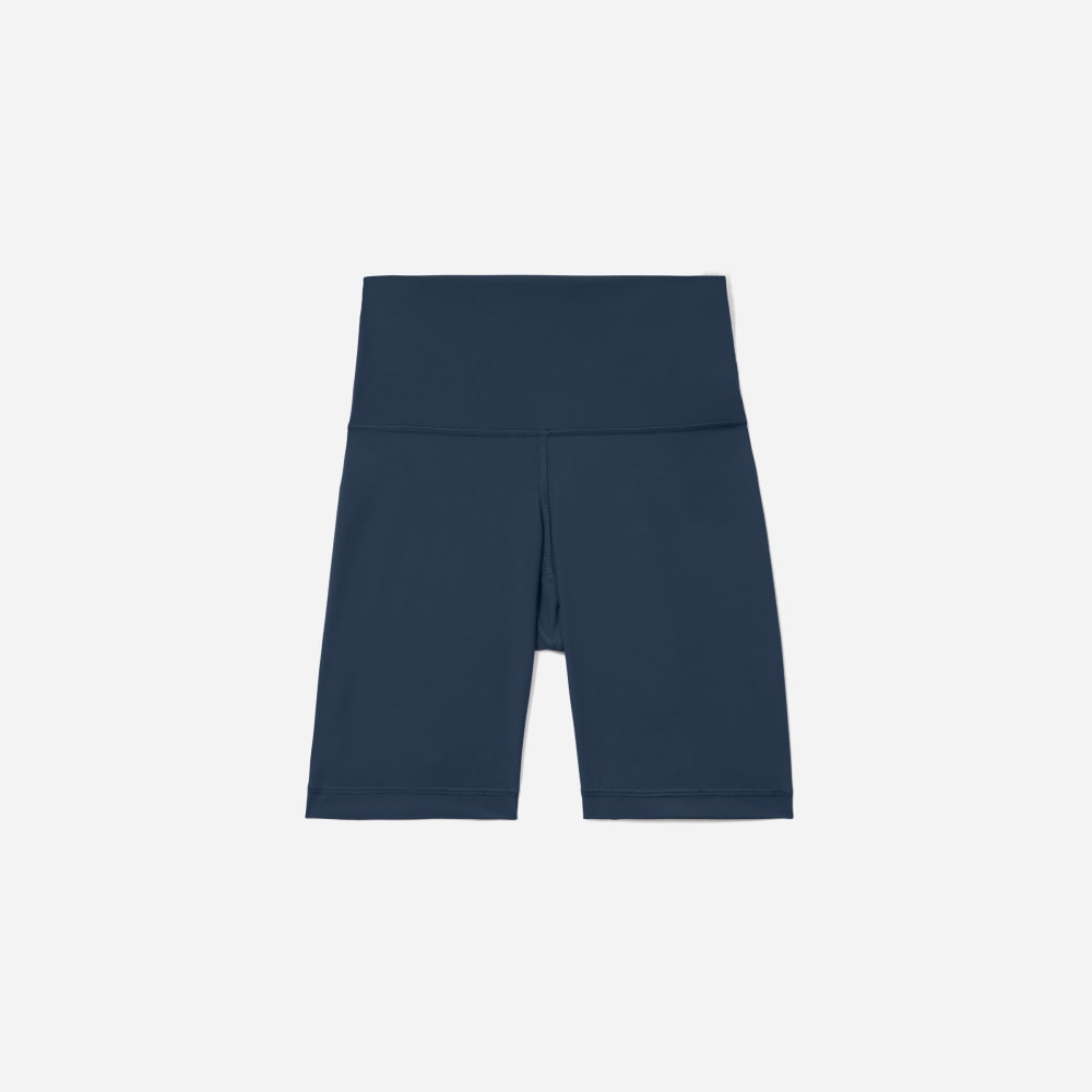The Perform Bike Short in Atlantic — front view