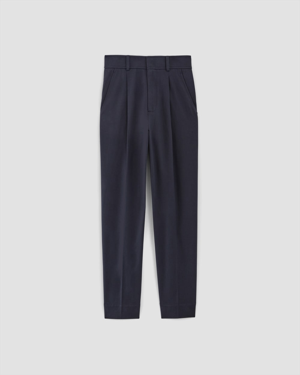The Draper Tapered Pant in Buttersmooth in Navy — alternate view