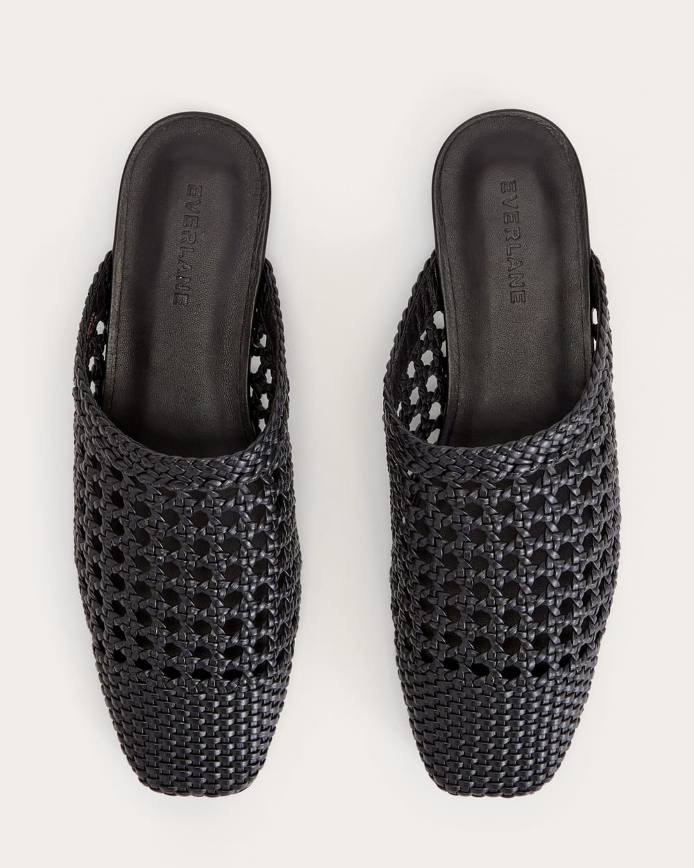 The Day Mule in Black Woven — detail view