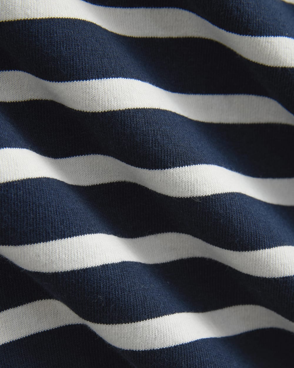 Mariner Tee in Navy / Bone — detail view