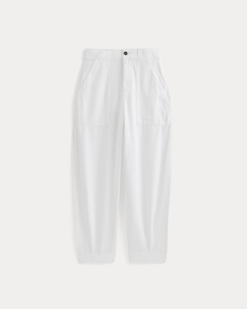 Patch Pocket Ballon Pant in Buttersoft in White — alternate view