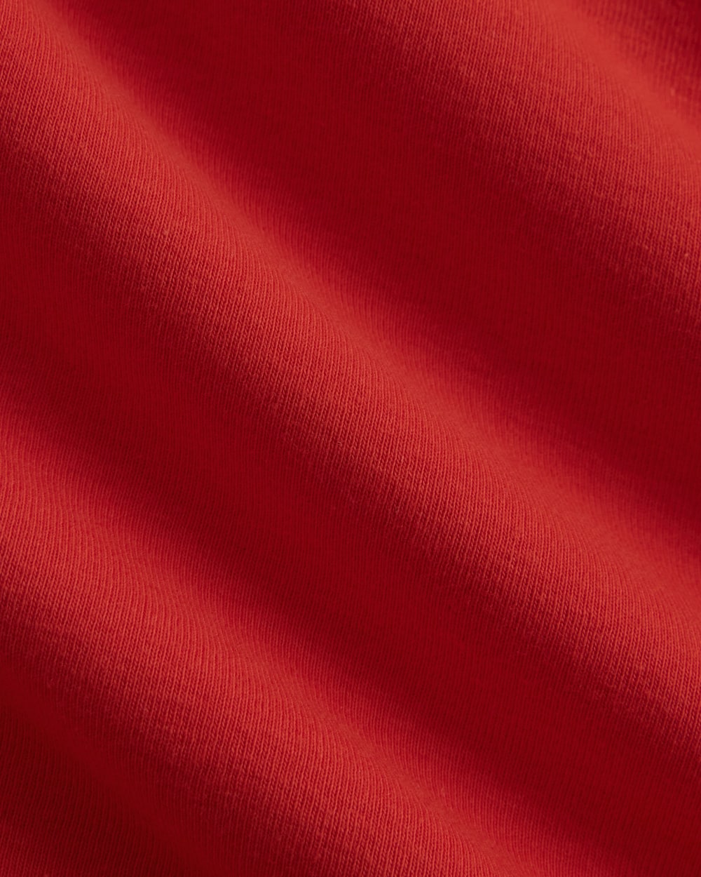 RetroSoft Cotton One-Shoulder Tank in Fiery Red — alternate view