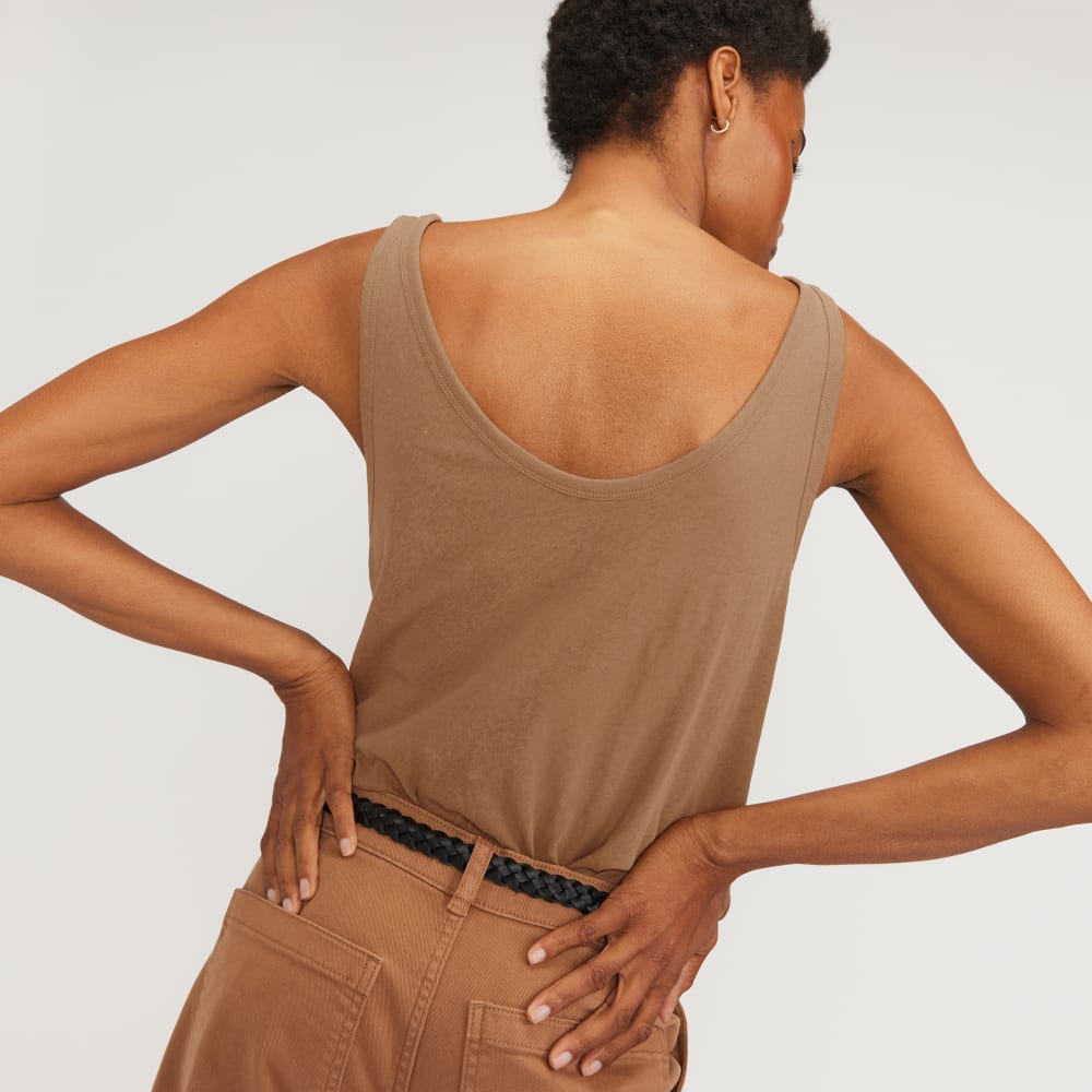 The Air Cami in Toasted Coconut — detail view