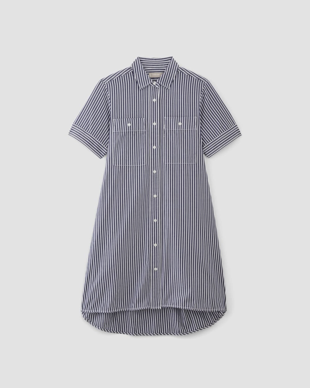 The Daytripper Dress in Dark Navy / White — alternate view