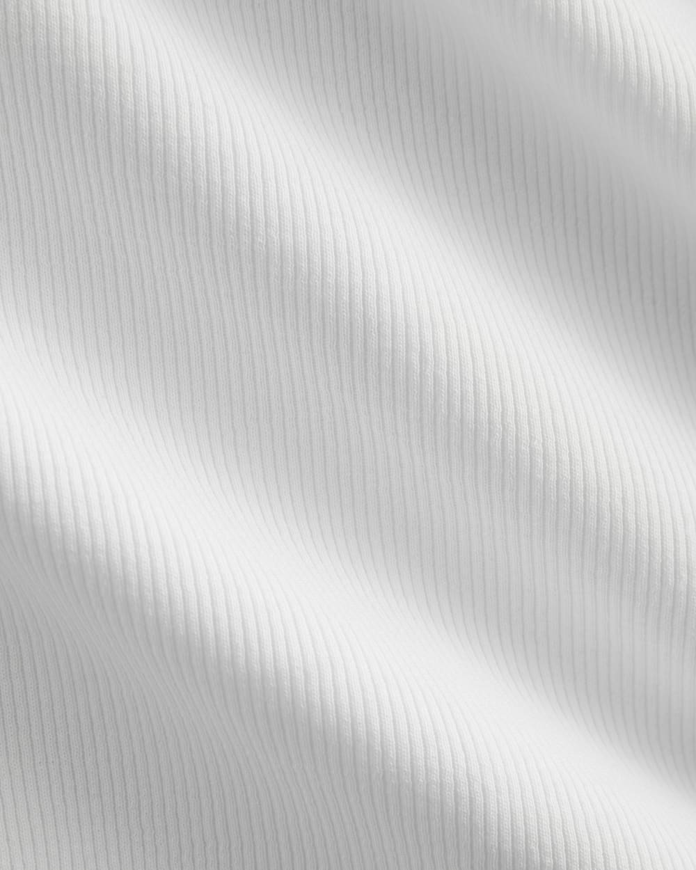 Luxe Rib Racerback Tank in White — detail view