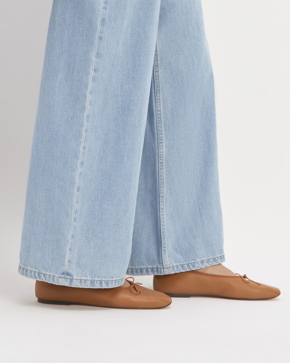 The Day Ballet Flat in Toasted Almond — alternate view