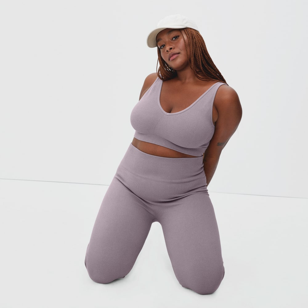 The Seamless Bra in Dusty Lavender — alternate view