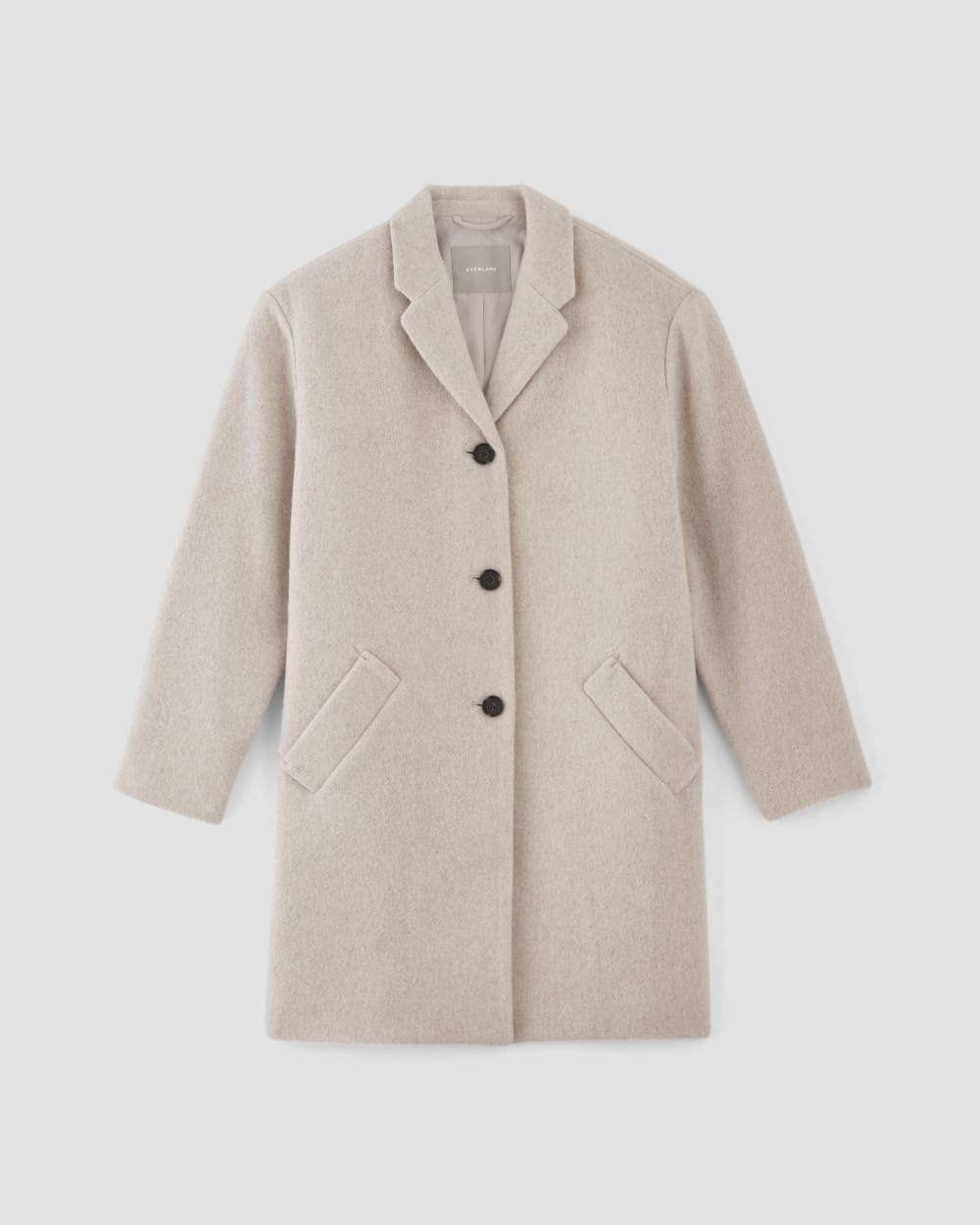 The Italian ReWool® Cocoon Coat in Oat — alternate view