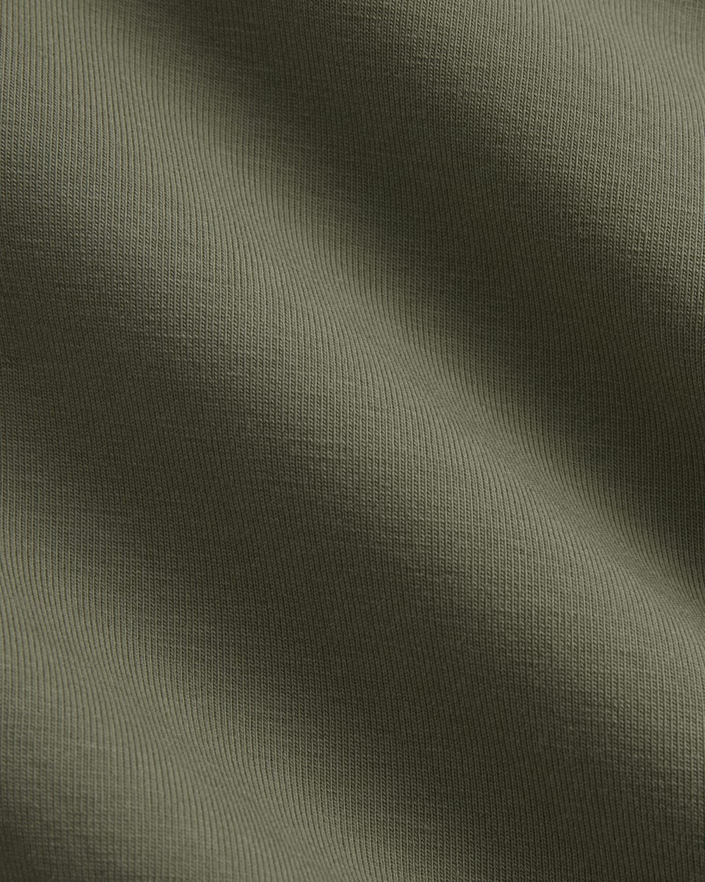 The Form Square-Neck Tank in Lichen Green — detail view