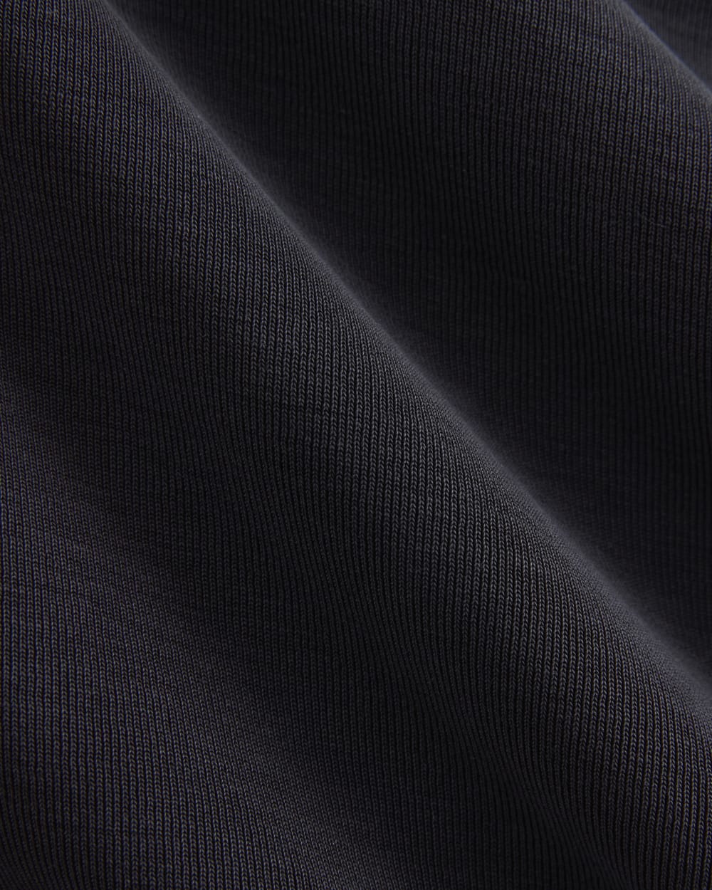 Halter Cowlneck Top in Butterknit in Black — detail view